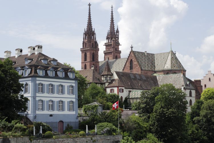 Blick auf das Münster in Basel